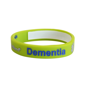 Dementia medical alert wristband — identification for dementia patients — Mediband