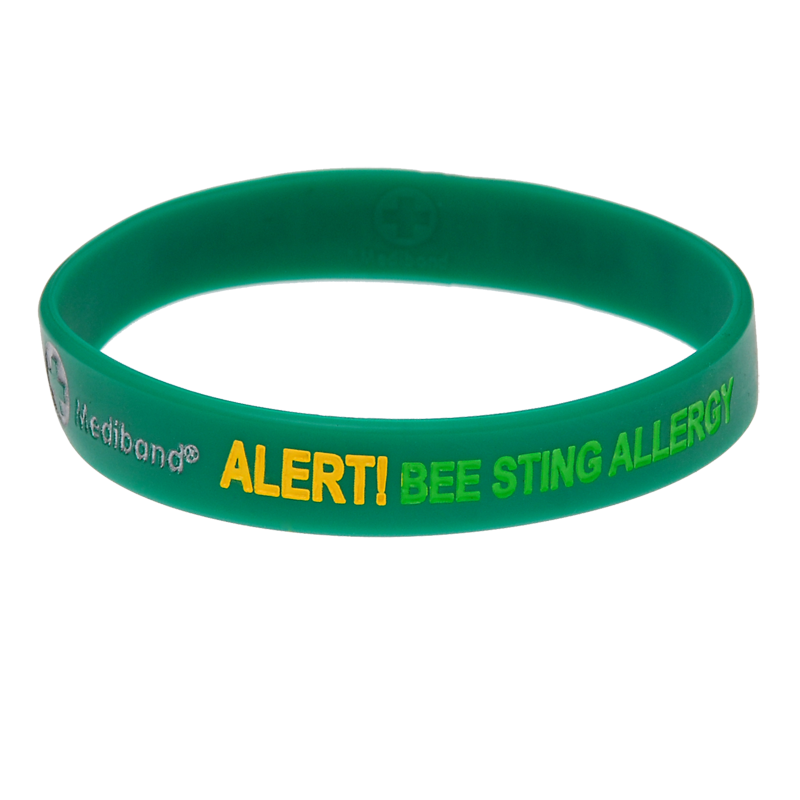 Bee Sting Allergy Medical Alert Bracelet