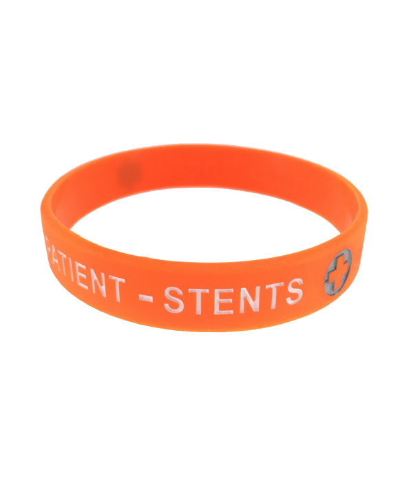 Cardiac Patient Stents Alert Bracelet