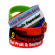 Silicone medical ID bracelet by Mediband with high-contrast engraving and durable design ready for active use.