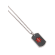 Stainless Steel Dog Tag Obsidian Red