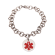 Stainless Steel Round Pendant Bracelet - Blank