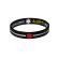 Penicillin Allergy - Black Cross Reversible Designer Medical Bracelet