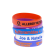 Engraved medical ID wristband in bold design featuring the med-alert symbol and custom text for instant identification