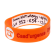Kid's Write On Travel ID Bracelet - Orange