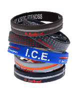Custom Reversible Designer Mediband bundle showing vibrant dual-colour silicone medical ID bracelets for personalised alert.