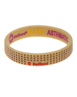 Asthmatic Alert - Reversible Designer Medical Bracelet