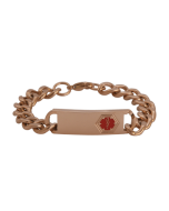 Rose Gold Classic Red Bracelet