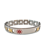 Stainless Steel Silver Link Bracelet - Blank