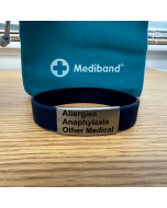 active classic medical ID, Stainless Steel Classic Bracelet, medical ID, laser etching, laser engraved medical ID, medical alert