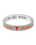Silver Cross - Reversible Write On Medical Bracelet