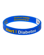 Blue Reversible Write On Medical Bracelet