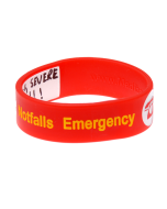 Kid's Write On Travel ID Bracelet - Red