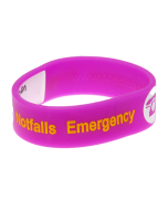 Kid's Write On Travel ID Bracelet - Purple