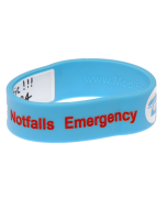 Kid's Write On Travel ID Bracelet - Blue