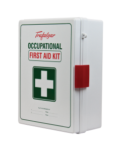 Trafalgar National Workplace First Aid Kit Wall Mount ABS Case