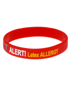 Latex Allergy Medical Bracelet