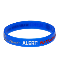 Warfarin Medicated Medical Bracelet