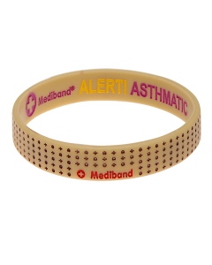 Asthmatic Alert - Reversible Designer Medical Bracelet