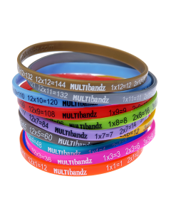 X Multibandz - Mathematics Times Table Wristbands MultiX