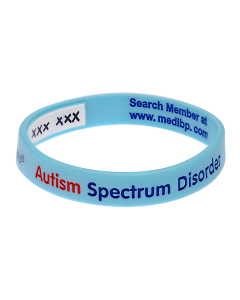 Autism - Reversible Write On Medical Bracelet
