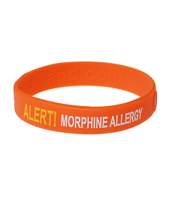 Mediband - Morphine Allergy - Orange