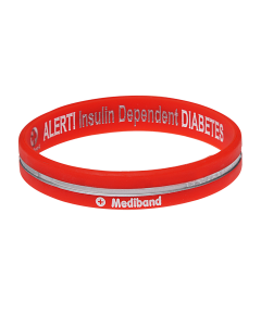 Diabetes Insulin Dependent Reversible Medical Bracelet