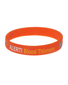 Blood Thinners - High Risk of Bleeding Medical Bracelet