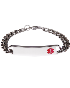 Stainless Steel Slim Red Bracelet