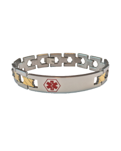 Stainless Steel Silver Link Bracelet - Blank