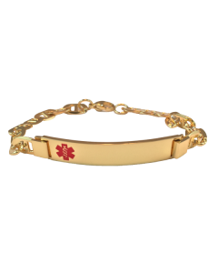 Stainless Steel Slim Gold Bracelet