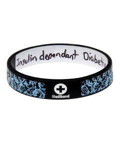 Floral - Reversible Write On Medical Bracelet
