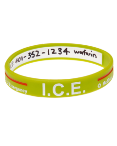 Neon ICE - Reversible Write On Medical Bracelet