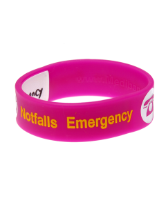 Kid's Write On Travel ID Bracelet - Rose