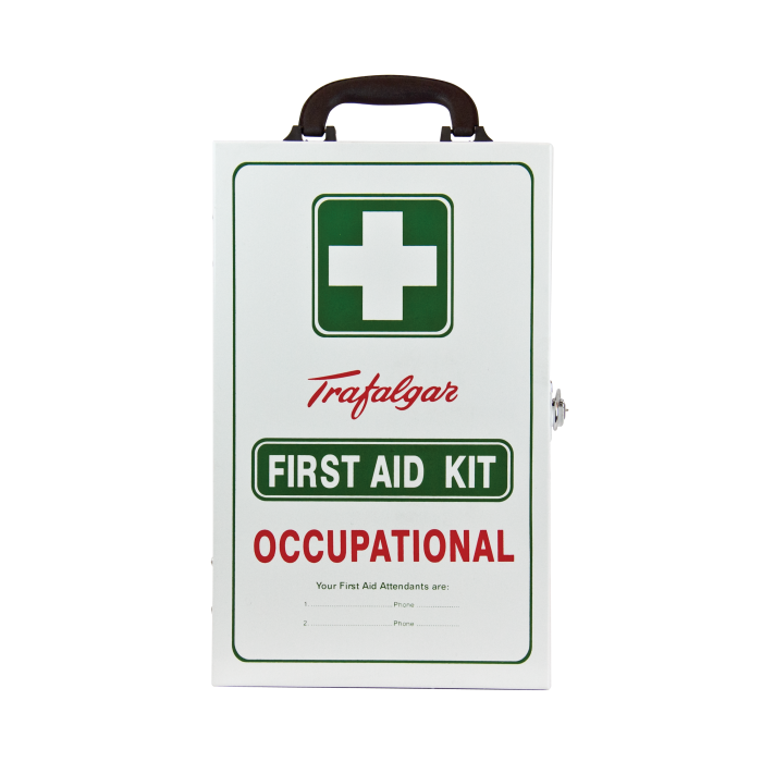 National Workplace First Aid Kit Wall Mount Metal Case
