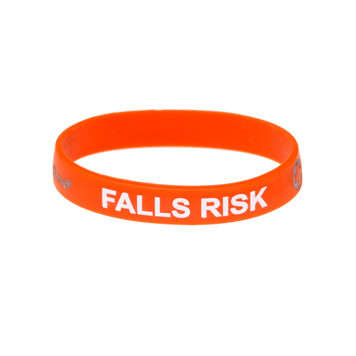 Fall Risk Bracelet — Orange Medical Alert Wristband
