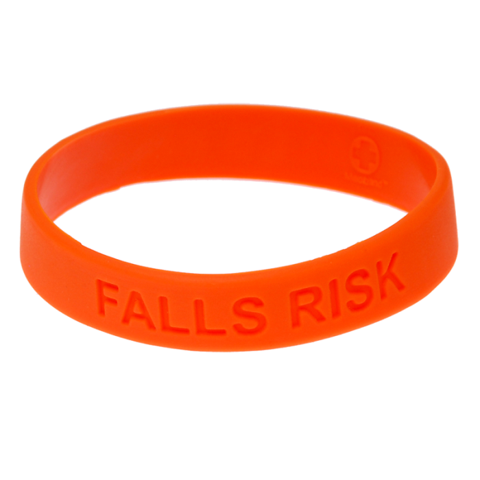 Falls Risk Alert Debossed Bracelet