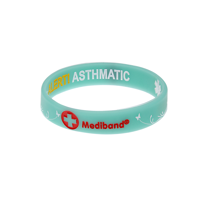 Asthmatic Alert - Reversible Design 1 Medical Bracelet