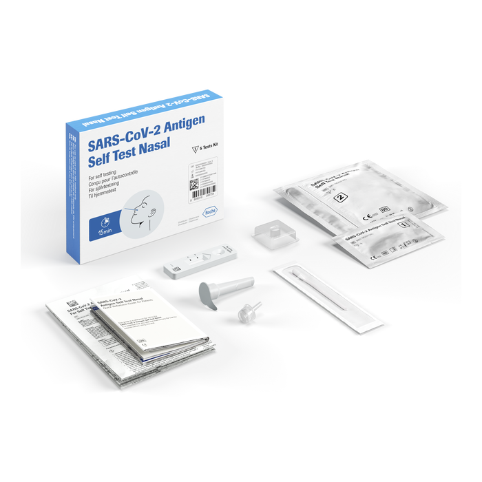 Roche Diagnostics SARS-COV-2 COVID Rapid Antigen Test (RAT) Kit 5/PK