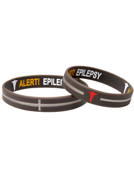 Epilepsy Reversible Design Medical Alert Bracelet — Mediband