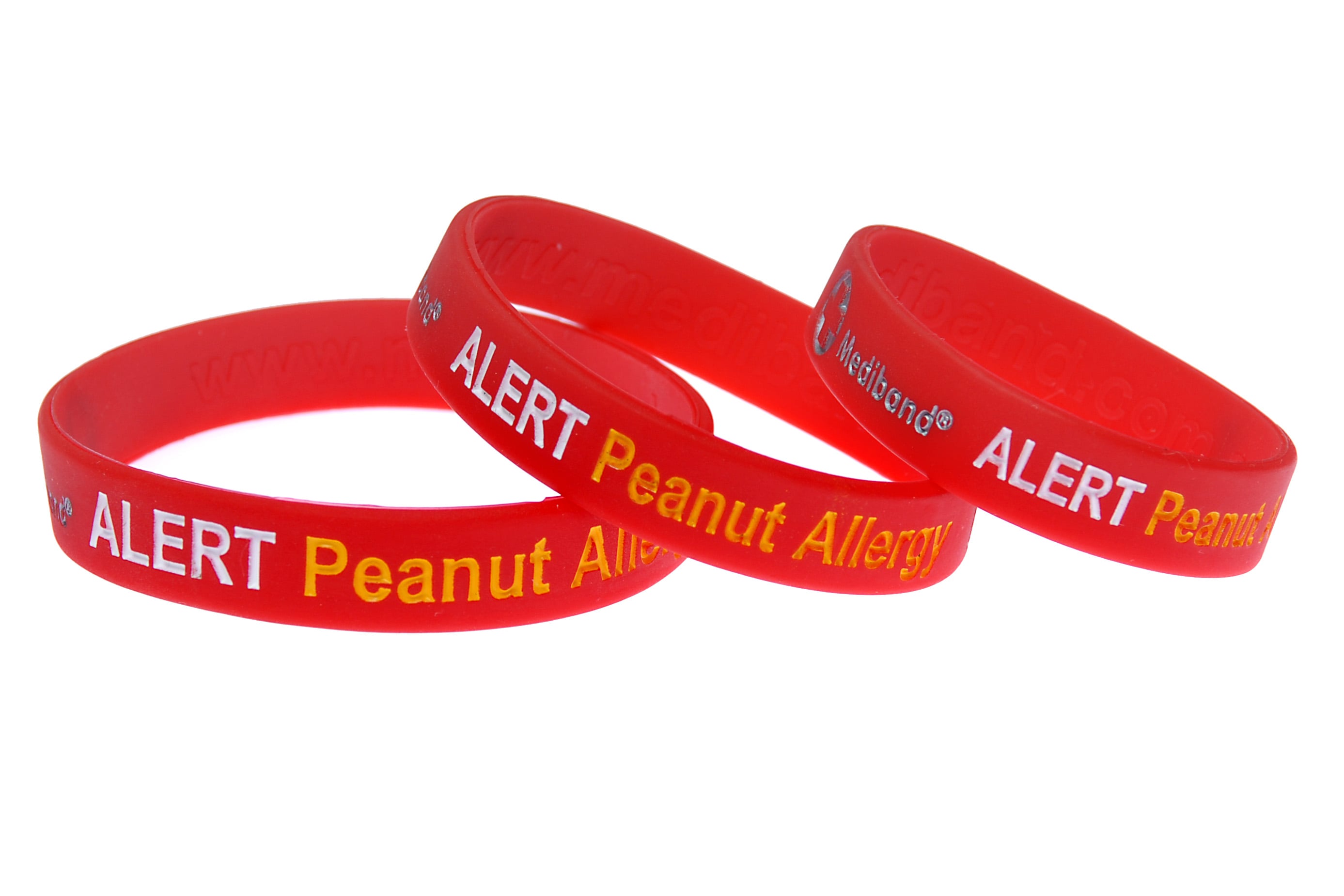 Peanut allergy pack medical ID bracelet