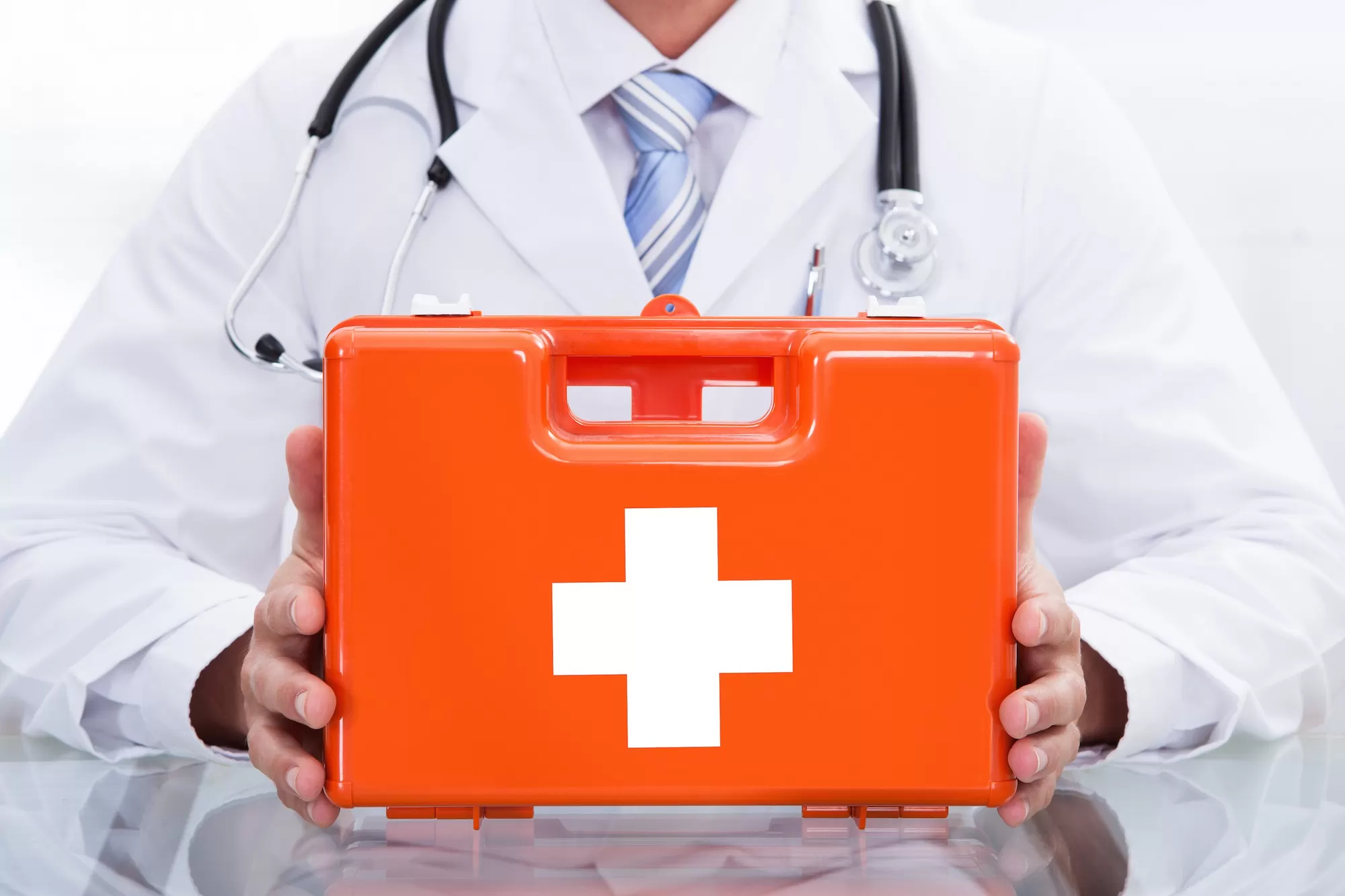 First aid kit with Mediband medical alert bracelet — first aid training Australia