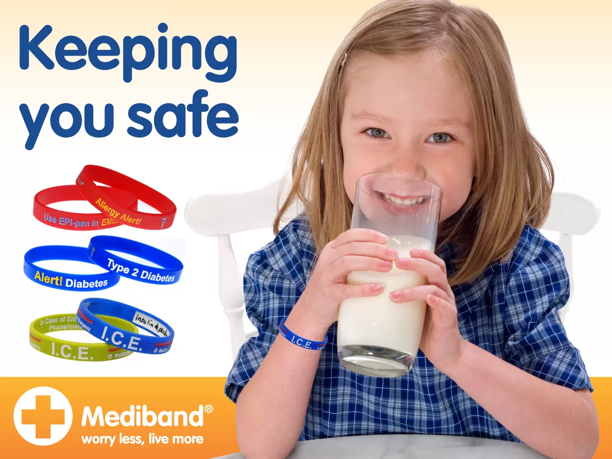 Mediband medical alert bracelet — keeping families safe every day