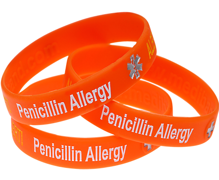 allergy medical id bracelet