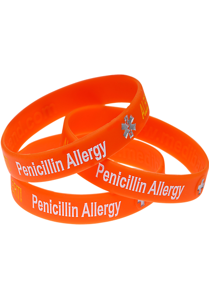 Penicillin allergy alert bracelet — protect every member of your family