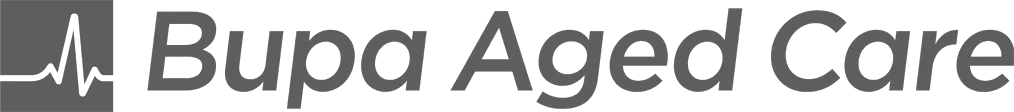 Bupa Aged Care logo — Mediband aged-care partner