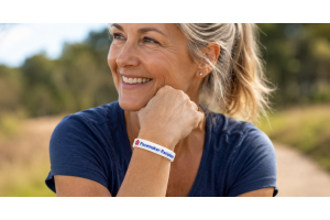Mediband silcione medical ID bracelet for pacemaker carriers
