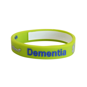 Dementia medical alert wristband — identification for dementia patients — Mediband