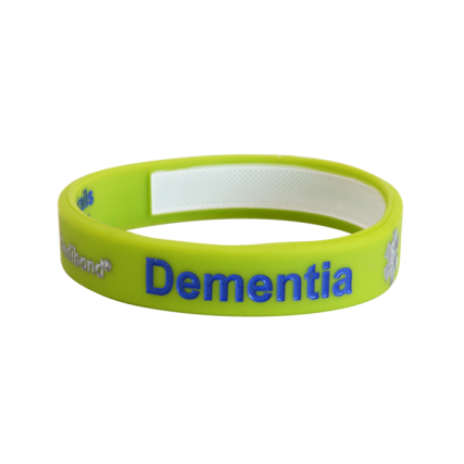 Dementia medical alert wristband — identification for dementia patients — Mediband