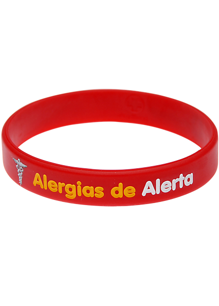 Allergy Alert Spanish Medical Bracelet